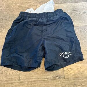 Men's Navy Lifeguarding Bathing Suit